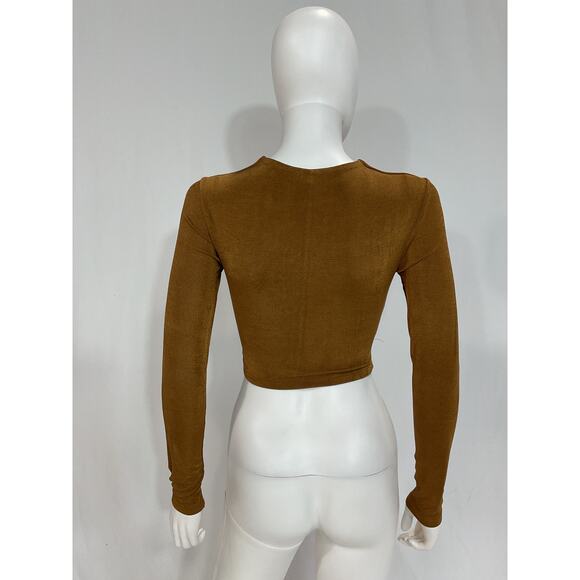 Significant Other 'Texas' Brown Top Size 2 - Picture 3 of 5
